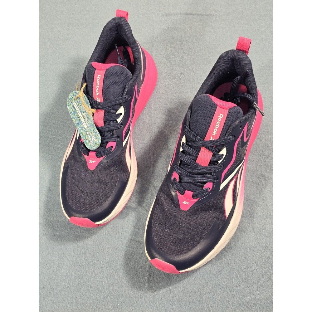 Reebok Verse Running Shoes Womens Sz 11 M Navy Blue/Pink Athletic Sneakers
